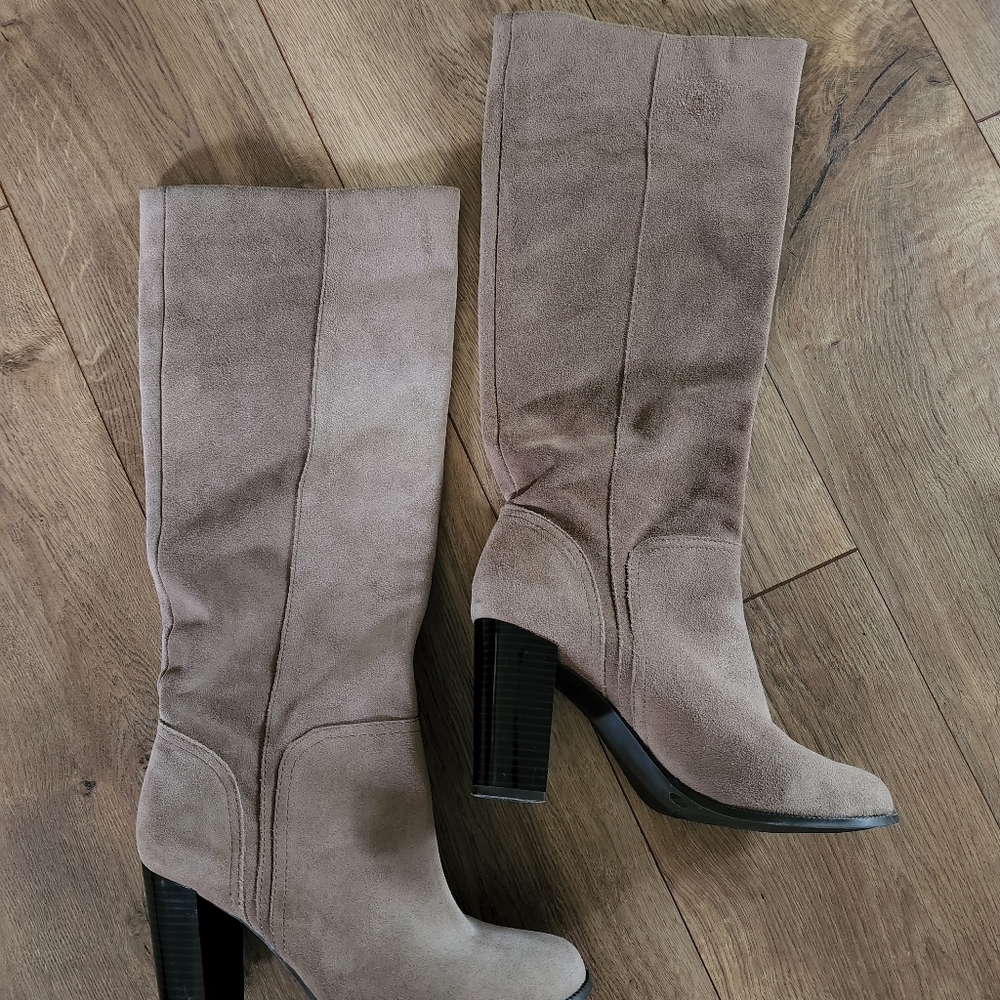 BCBGeneration Knee High Suede Boots.